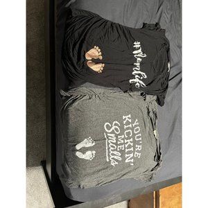 Women’s Maternity Shirts with our second. Mom life shirt made in the USA and the